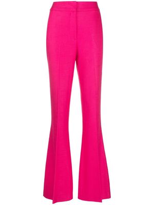 Genny high-waist flared trousers - Pink