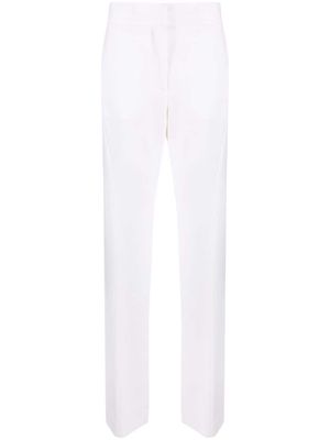 Genny Iconic flared tailored trousers - Neutrals