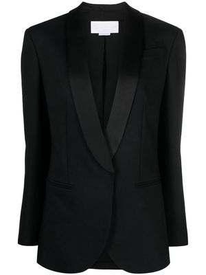 Genny single-breasted wool blazer - Black