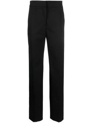 Genny straight-leg tailored trousers - Black