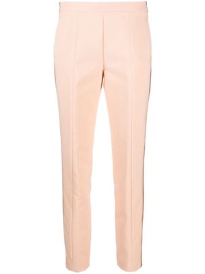 Genny tailored-cut tapered-leg trousers - Pink