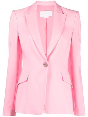 Genny tailored single-breasted blazer - Pink