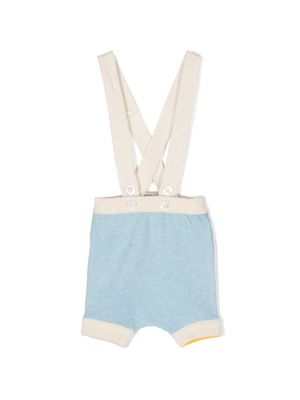 Gensami kids contrast-trim knitted shorts - Blue