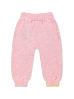 Gensami kids elasticated-waistband knitted trousers - Pink