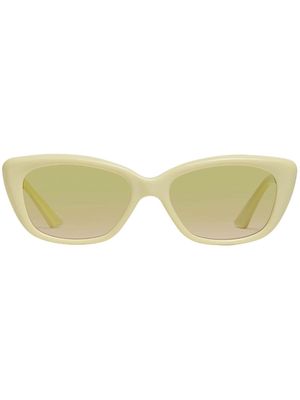 Gentle Monster Amber cat-eye frame sunglasses - Yellow