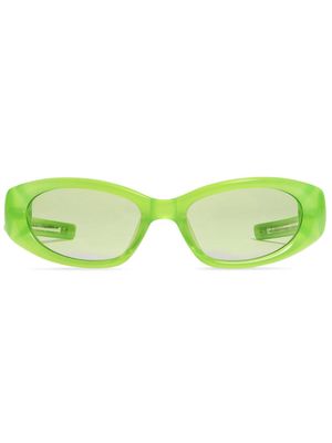 Gentle Monster Awave GRC3 rectangle-frame sunglasses - Green