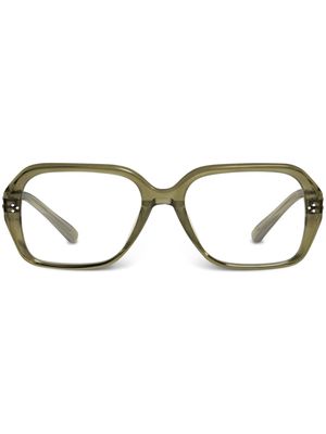 Gentle Monster Beca KC1 square-frame glasses - Green