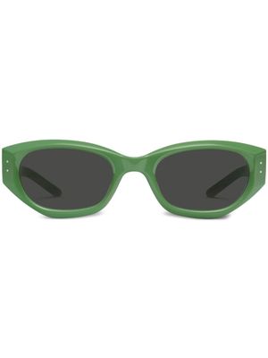 Gentle Monster Benven GR7 geometric-frame sunglasses - Green