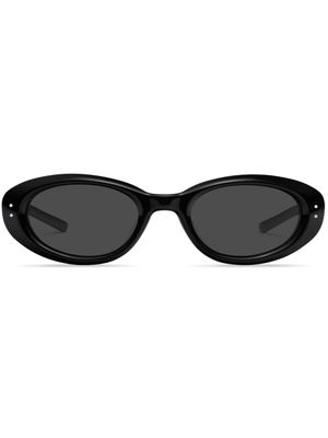 Gentle Monster Blanc 01 oval-frame sunglasses - Black