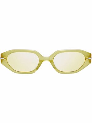 Gentle Monster Corsica oval frame sunglasses - Gold