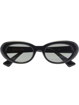 Gentle Monster Le 01 oval-frame sunglasses - Black