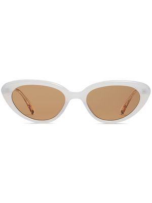 Gentle Monster Mondri tinted sunglasses - White