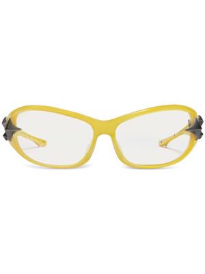 Gentle Monster Third Kind Y8 goggle-frame glasses - Yellow