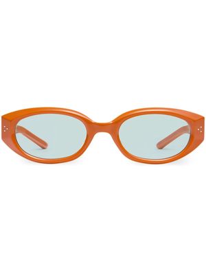 Gentle Monster Void OR3 oval-frame sunglasses - Orange