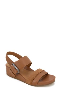 GENTLE SOULS BY KENNETH COLE Giulia Wedge Sandal in Luggage