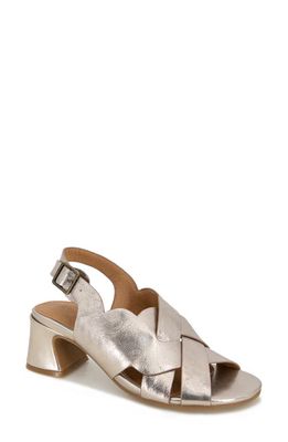 GENTLE SOULS BY KENNETH COLE Ivy Strappy Slingback Sandal in Platino