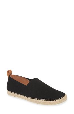 GENTLE SOULS BY KENNETH COLE Lizzy Espadrille Flat in Black Fabric
