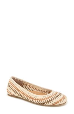 GENTLE SOULS BY KENNETH COLE Mable Macramé Flat in Tan Multi Fabric
