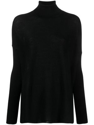 Gentry Portofino high-neck cashmere jumper - Black