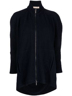 Gentry Portofino high-neck zip-up sweatshirt - Blue