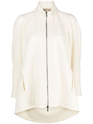 Gentry Portofino high-neck zip-up sweatshirt - Neutrals