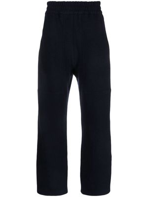 Gentry Portofino high-waist straight-leg trousers - Blue