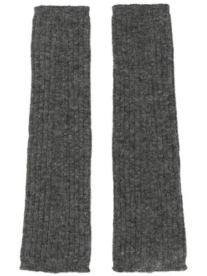 Gentry Portofino ribbed-knit long sleeves - Grey