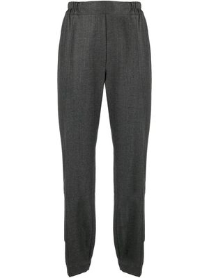 Gentry Portofino tapered-leg cropped trousers - Grey