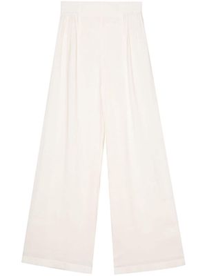 Gentry Portofino wide-leg trousers - Neutrals