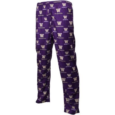 GENUINE STUFF Washington Huskies Youth Team Logo Flannel Pajama Pants - Purple