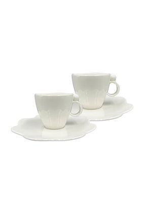 Geometrica 2-Piece Espresso Cup & Saucer Set