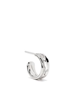 Georg Jensen 18kt white gold Fusion Open diamond earring - Silver