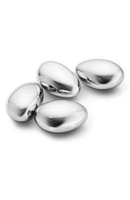 Georg Jensen 4-Pack Sky Reusable Ice Cubes in Silver