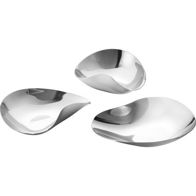 Georg Jensen Indulgence Set of 3 Condiment Bowls in Silver 