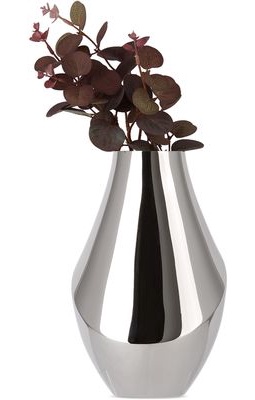 Georg Jensen Stainless Steel Medium Flora Vase