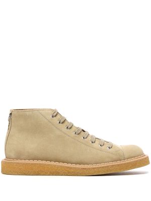 George Cox Monkey lace-up suede boots - Neutrals