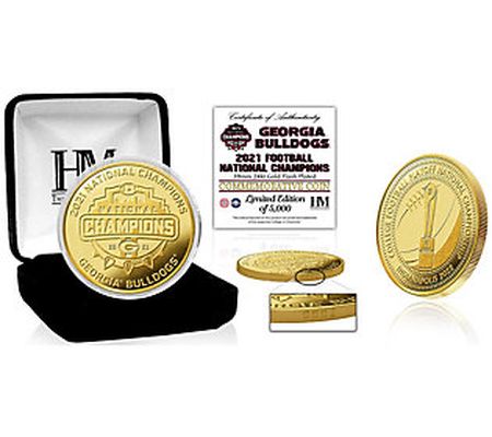 Georgia Bulldogs 2021 National Champions Gold C oin