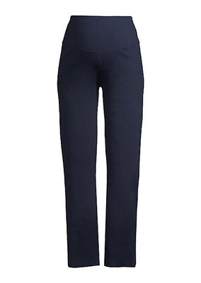 Georgina Knit Straight-Leg Pants