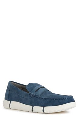 Geox Adacter Penny Loafer in Jeans