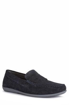 Geox Ascanio Penny Loafer in Navy