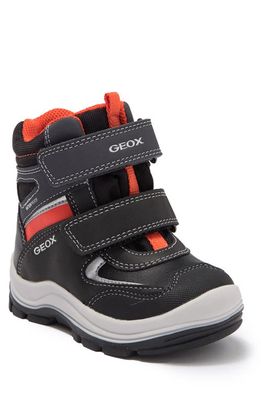 Geox Flanfil Boot in Black/orange