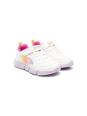 Geox Kids Aril touch-strap sneakers - White