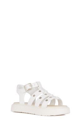 Geox Kodette Water Friendly Fisherman Sandal in White 