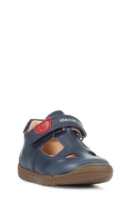 Geox Macchia T-Strap Shoe in Navy