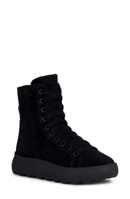 Geox Spherica Lace-Up Boot in Black