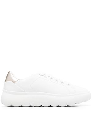 Geox Spherica leather sneakers - White