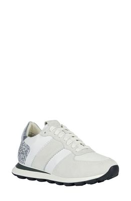 Geox Spherica Low Top Sneaker in White/Off White