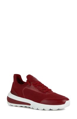Geox Spherica Slip-On Sneaker in Dark Red