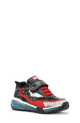 Geox x Marvel Bayonyc Light-Up Sneaker in Black/Red