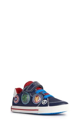 Geox x Marvel Kids' Kilwi Sneaker in Navy/Red